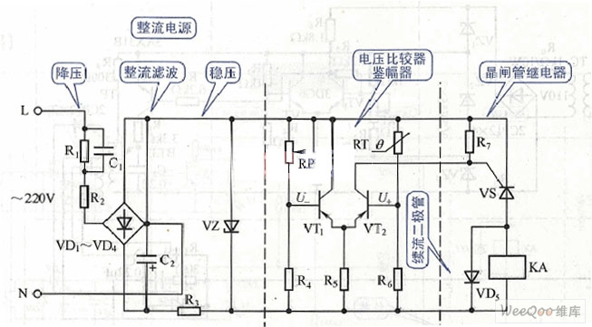 继电器温度控制图